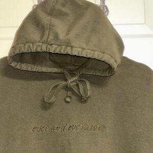 Taylor Swift Sweatshirt Ever and Evermore Green Hoodie Official Size XL